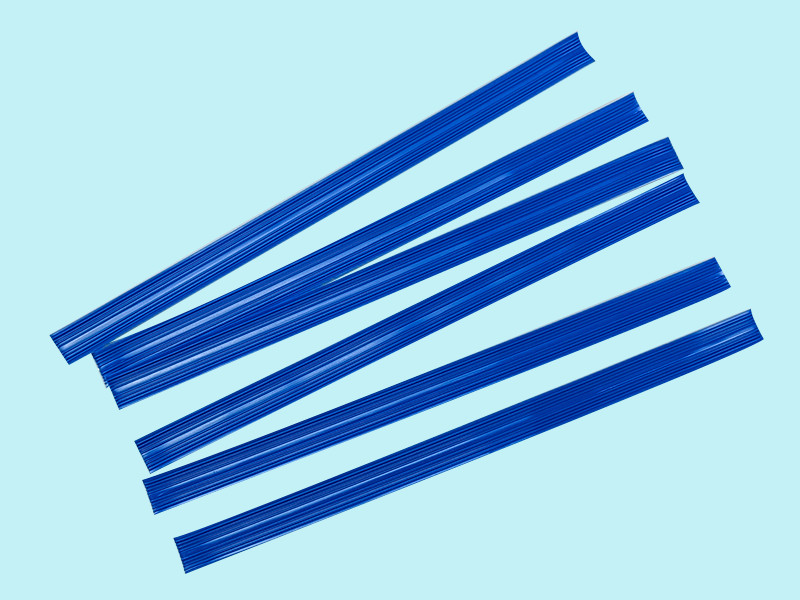 Синяя восьмижильная проволочная лента